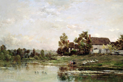The Banks of the Seine at Portejoie