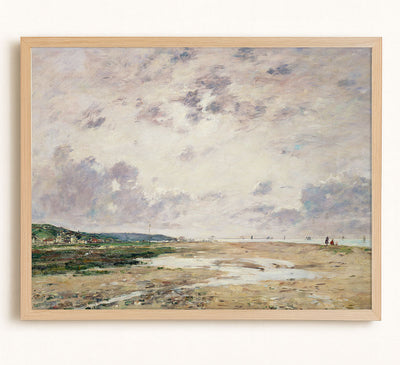 The Beach at Low Tide, Deauville
