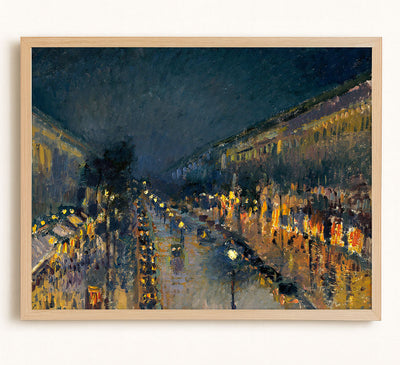 The Boulevard at Montmartre at Night