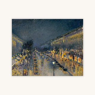 THE BOULEVARD AT MONTMARTRE AT NIGHT — Primary Image