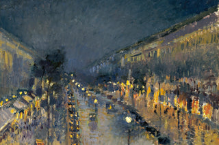 THE BOULEVARD AT MONTMARTRE AT NIGHT