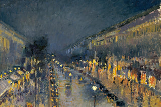 THE BOULEVARD AT MONTMARTRE AT NIGHT