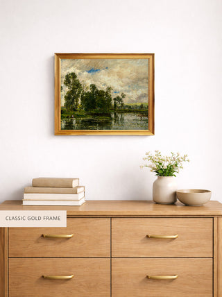 THE EDGE OF THE POND - Museum Quality Art