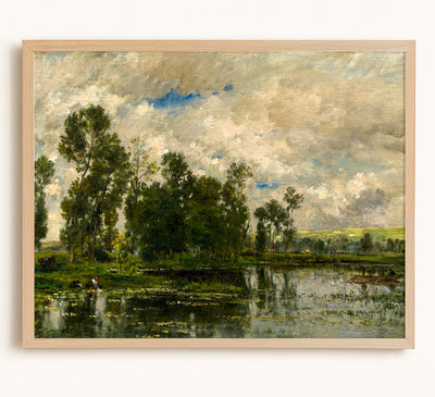 THE EDGE OF THE POND - Museum Quality Art