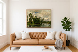 THE EDGE OF THE POND - Museum Quality Art