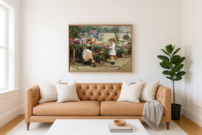 THE FLOWER MARKET BY THE SEINE