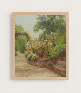 THE GARDEN STEPS - Museum Quality Art