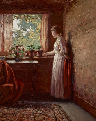 THE GIRL BY THE WINDOW - Museum Quality Art