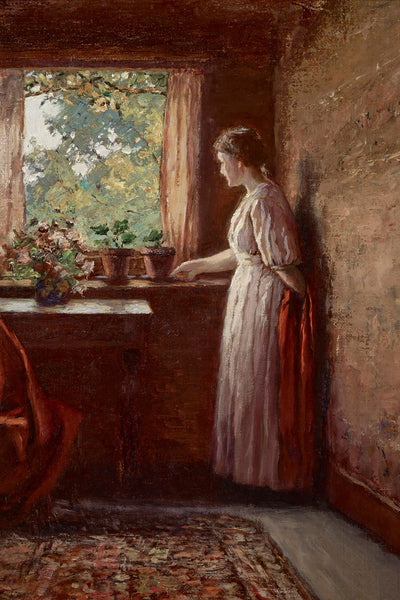 THE GIRL BY THE WINDOW - Museum Quality Art