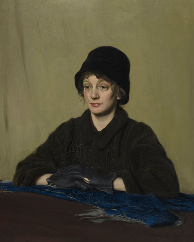 THE GIRL WITH A TATTERED GLOVE - Museum Quality Art