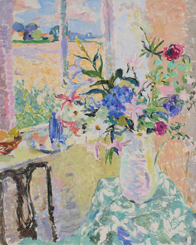 THE JUG OF FLOWERS, HARVEST TIME