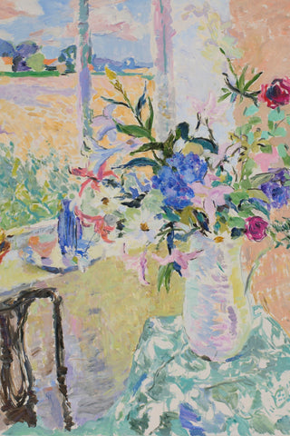 THE JUG OF FLOWERS, HARVEST TIME