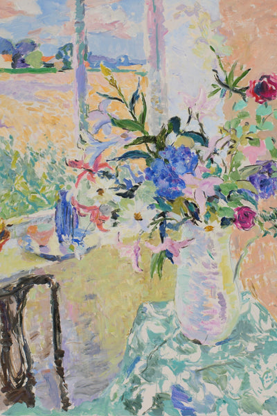 THE JUG OF FLOWERS, HARVEST TIME