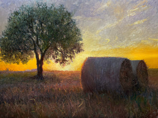 The Light Stayed Longer, 40x30" Oil on Canvas, Ready to Frame