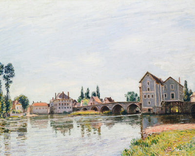 THE LOING BELOW THE PONT DE MORET