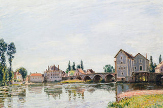 THE LOING BELOW THE PONT DE MORET