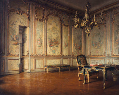THE MONKEY SALON AT THE HOTEL DE ROHAN - Museum Quality Art