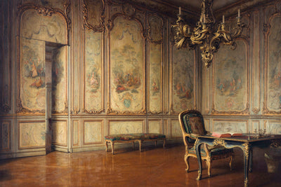 THE MONKEY SALON AT THE HOTEL DE ROHAN - Museum Quality Art