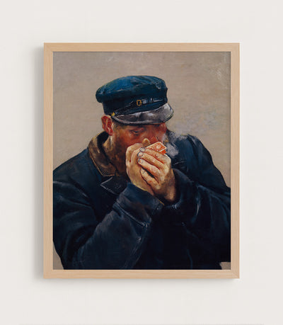 The Pilot Having a Cigarette