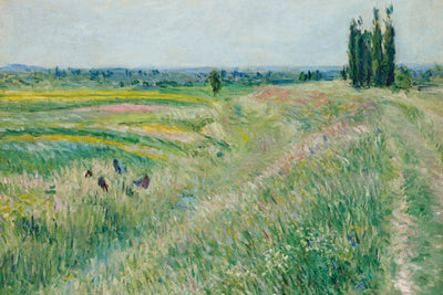 THE PLAIN OF GENNEVILLIERS, GROUP OF POPLARS