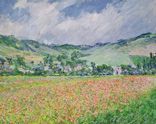 THE POPPY FIELD NEAR GIVERNY