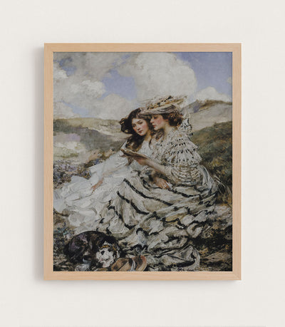 THE READING SISTERS - Museum Quality Art