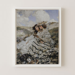 THE READING SISTERS - Museum Quality Art