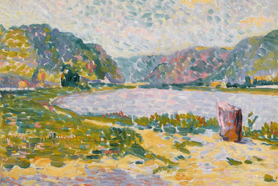 THE RHINE, BEND OF THE SOURIS AT MIDDAY - Museum Quality Art