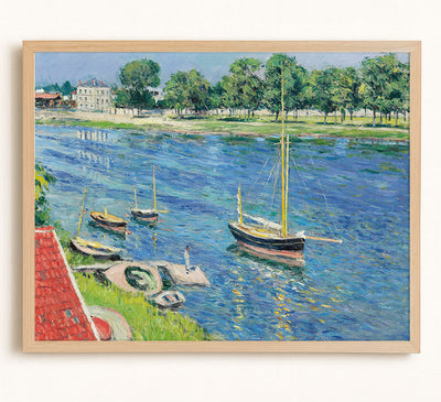The Seine at Argenteuil, Boats at Anchor