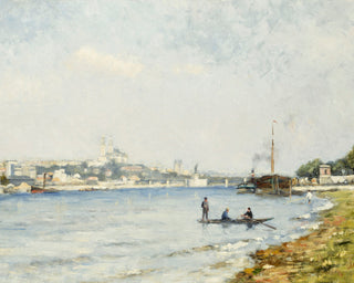 THE SEINE AT PASSY - Museum Quality Art
