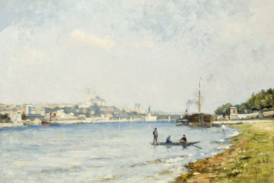 THE SEINE AT PASSY - Museum Quality Art