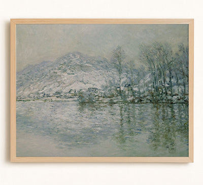 The Seine at Port Villez in Winter