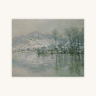 THE SEINE AT PORT VILLEZ IN WINTER — Primary Image