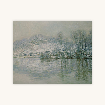 THE SEINE AT PORT VILLEZ IN WINTER — Primary Image