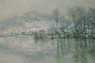 THE SEINE AT PORT VILLEZ IN WINTER