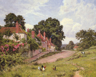 THE TERRACE AT FITTLEWORTH, SUSSEX - Museum Quality Art
