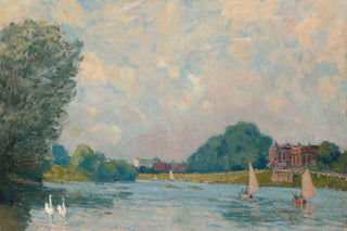 THE THAMES AT HAMPTON COURT