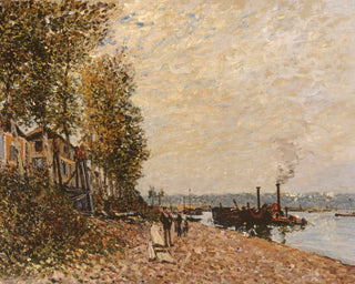 THE TUGBOAT THE LOING AT SAINT MAMMES - Museum Quality Art