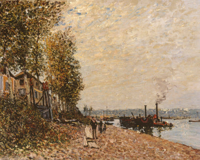 THE TUGBOAT THE LOING AT SAINT MAMMES - Museum Quality Art