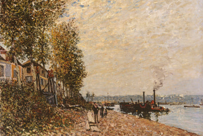 THE TUGBOAT THE LOING AT SAINT MAMMES - Museum Quality Art
