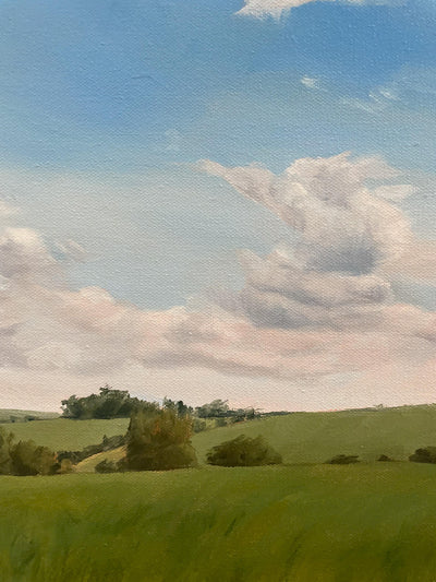 THESE OLD COUNTRY LANES - 24X24" OIL ON CANVAS