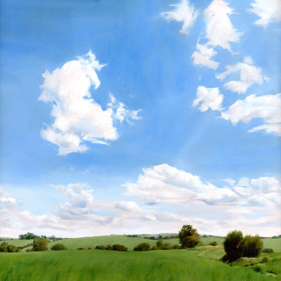 THESE OLD COUNTRY LANES - 24X24" OIL ON CANVAS