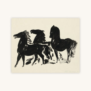 THREE BLACK HORSES — Primary Image