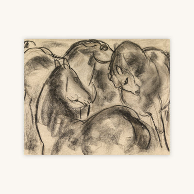 THREE HORSES SKETCH — Primary Image
