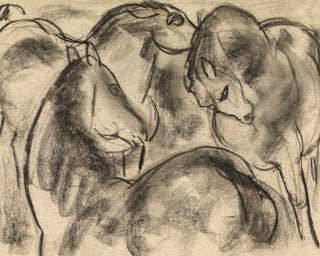 THREE HORSES SKETCH