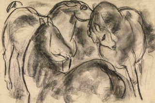 THREE HORSES SKETCH
