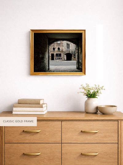 THROUGH AN EDINBURGH PASSAGE - Museum Quality Art
