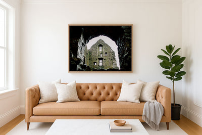 THROUGH AN IRISH RUIN - Museum Quality Art
