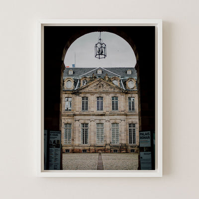 THROUGH THE ENTRANCE TO THE PALAIS ROHAN