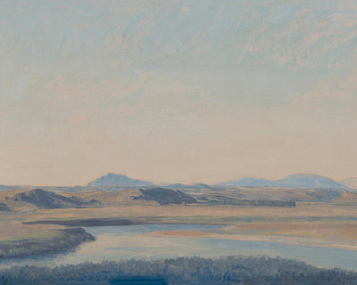 TIBER LANDSCAPE NEAR ACQUA ACETOSA - Museum Quality Art